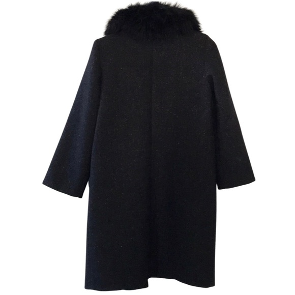 ZARA coat with faux fur collar size S - Picture 3 of 9